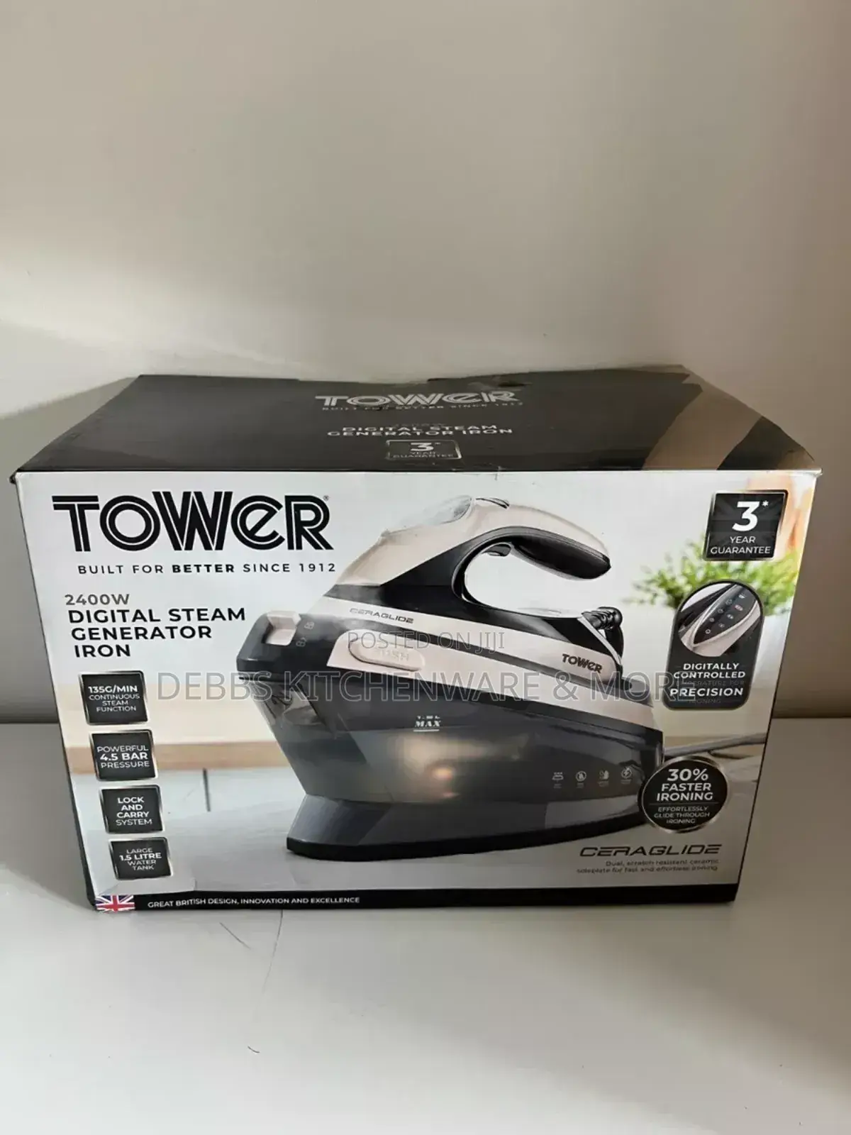 Tower Digital Control Steam Iron Uk