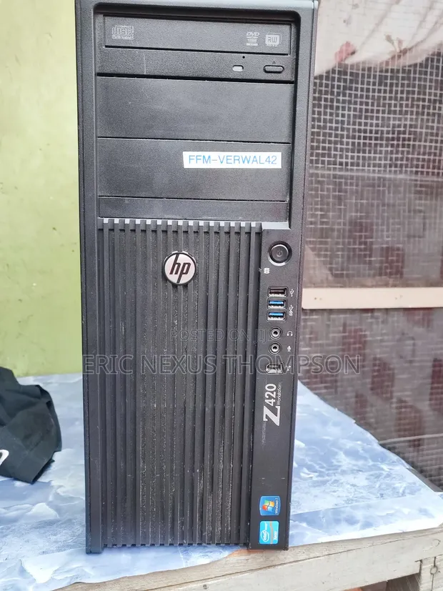 Desktop Computer HP Z420 8GB Intel Xeon SSD 256GB in Tema