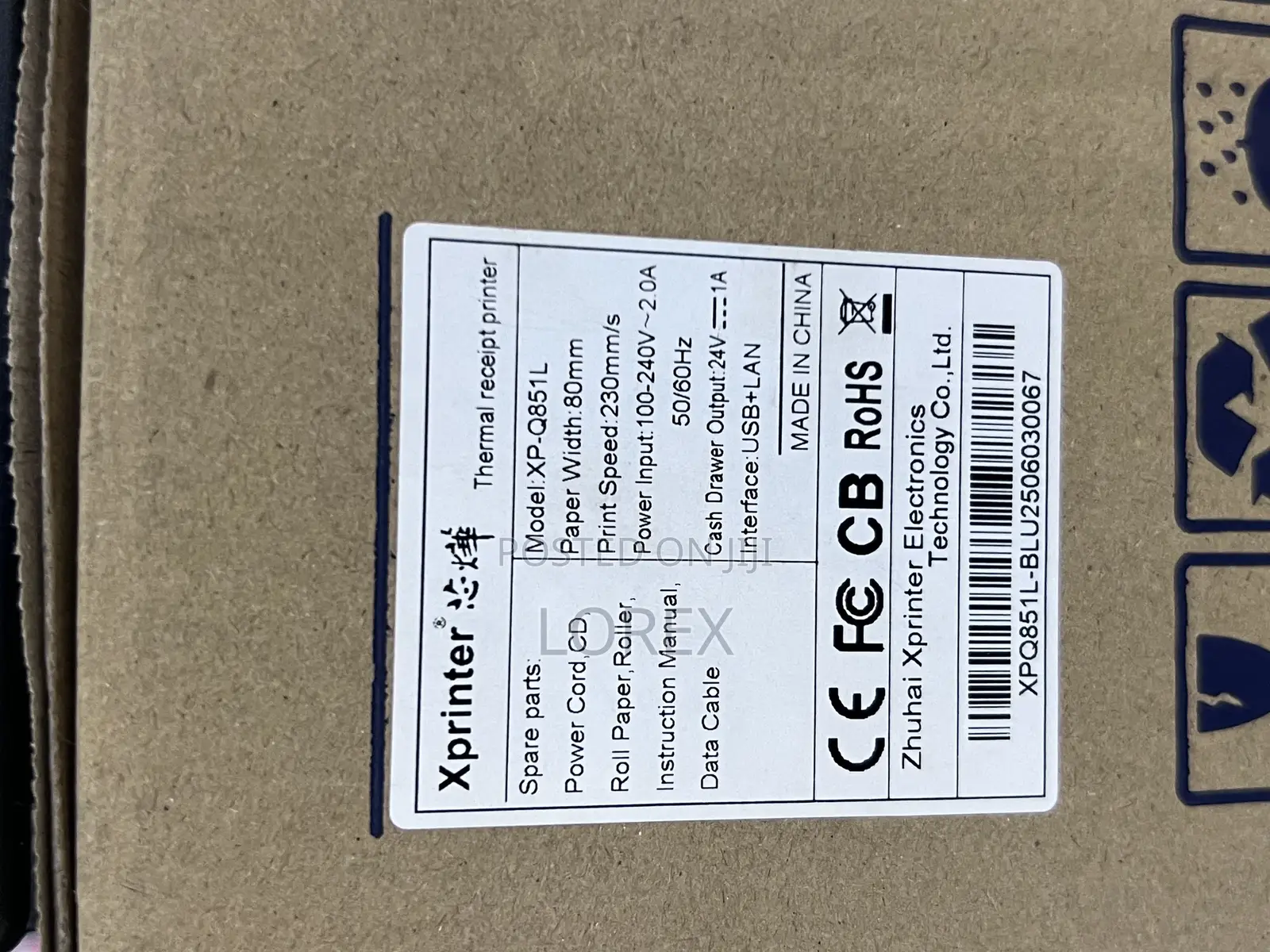 Xprinter Thermal Pos Printer 80mm Xp-Q851l