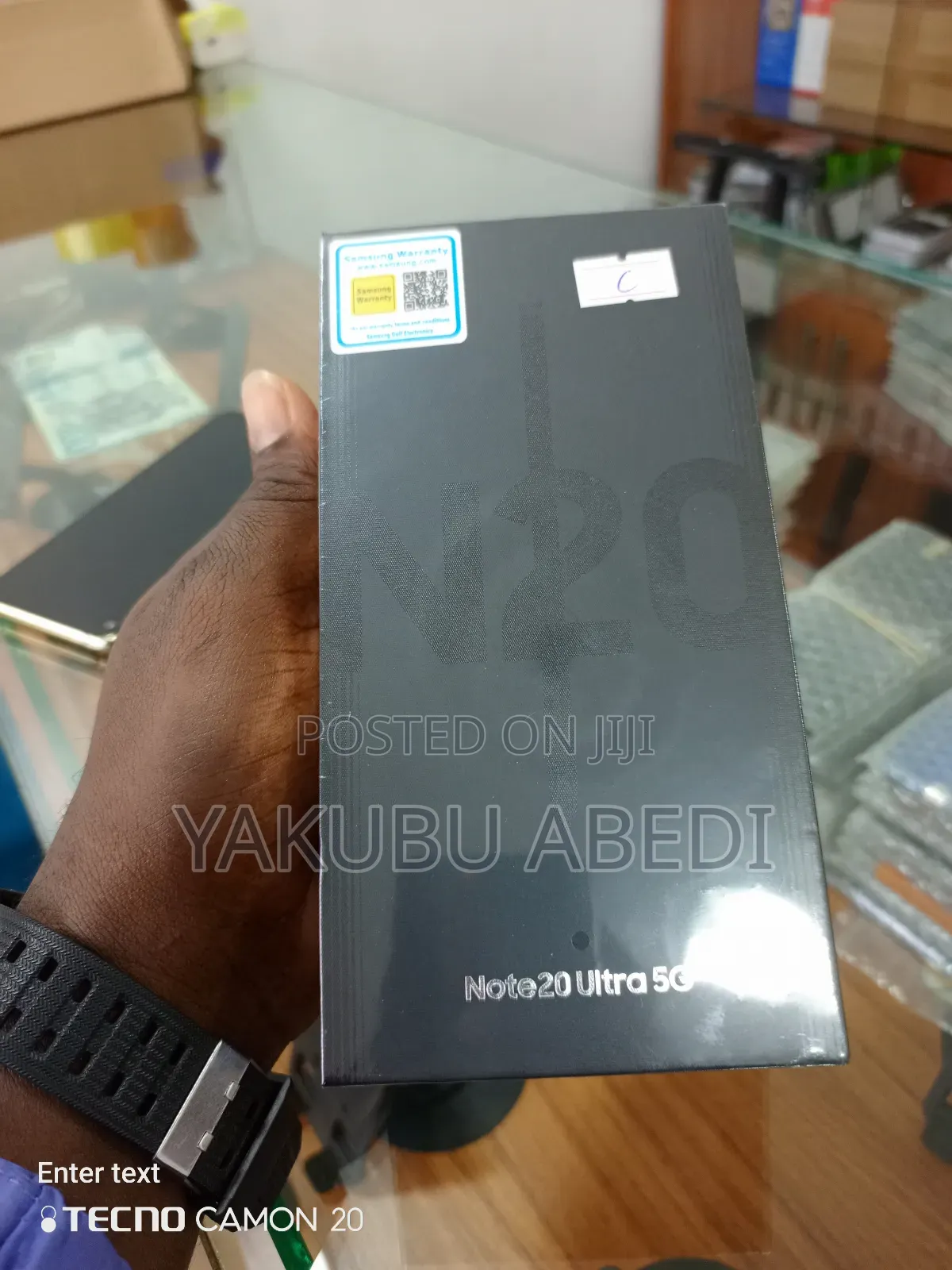 New Samsung Galaxy Note 20 Ultra 5G 128 GB Black