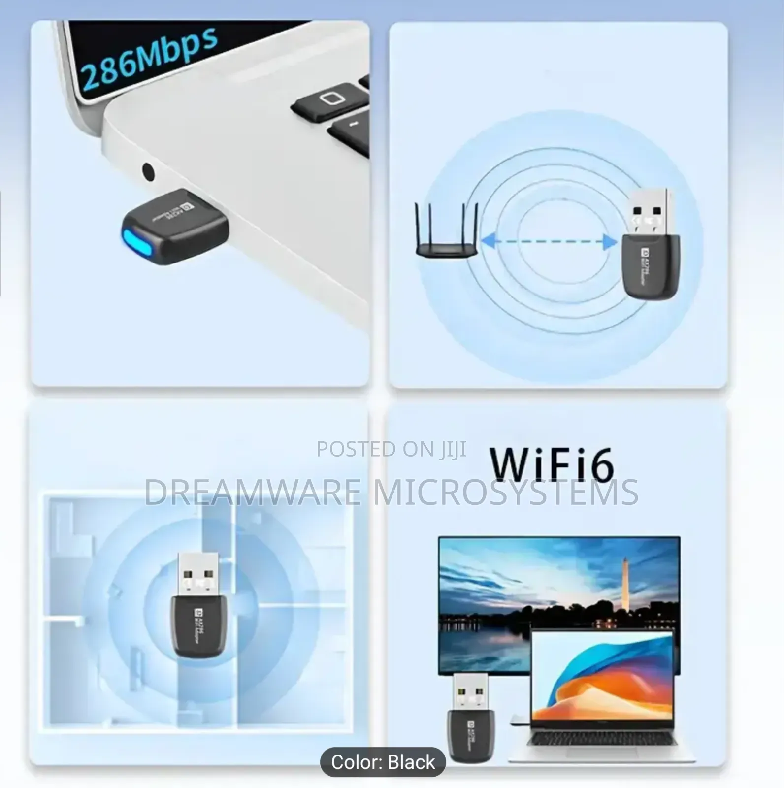 Usb 286mbps Wifi6 Wireless Adapter,