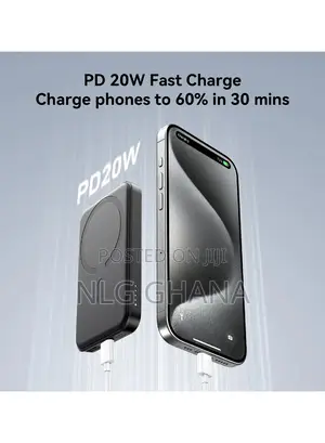 20w 6000mah Magnetic Wireless Wired Power Bank. Brx1745