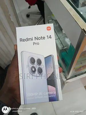 New Xiaomi Redmi Note 14 Pro 256 GB Black