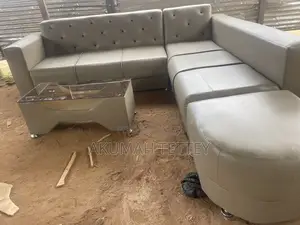 Italian Leather Chair =7 Seater: 4in One L Shape (Family)