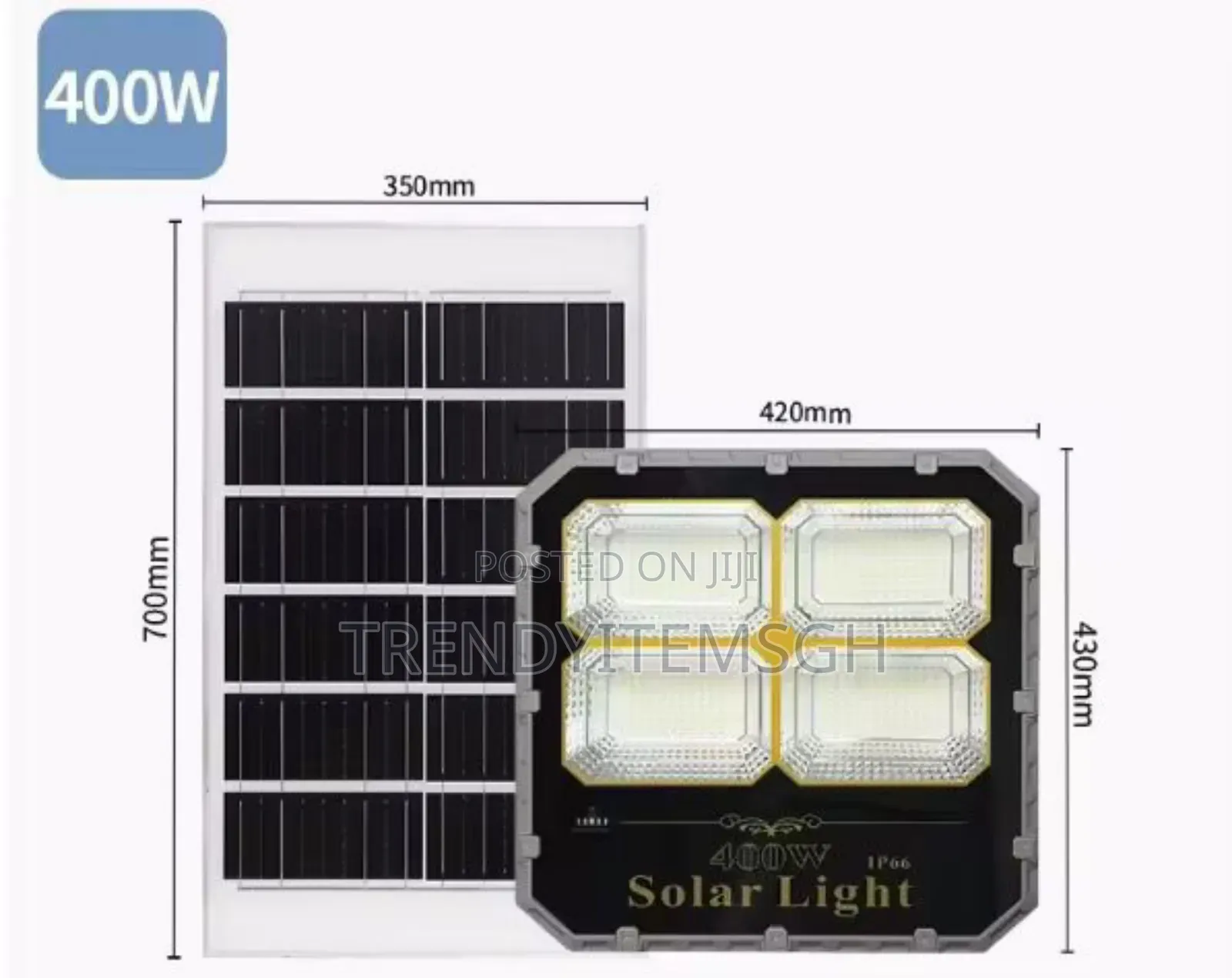 400w Powerful High Quality Solar Flood Light
