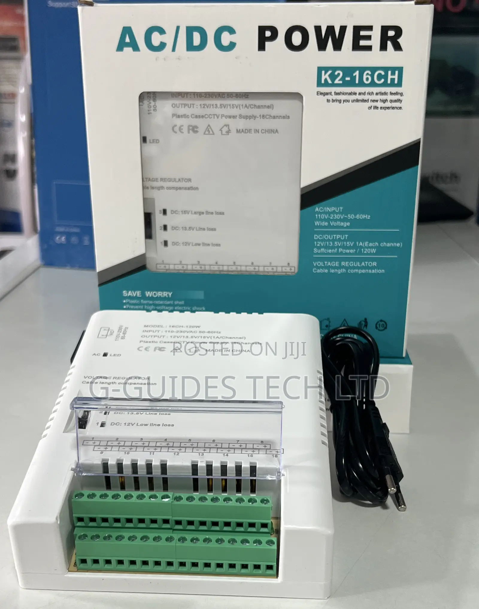 12v 20a CCTV Power Supply 16ch, 12v 20a Ac/Dc Power Supply