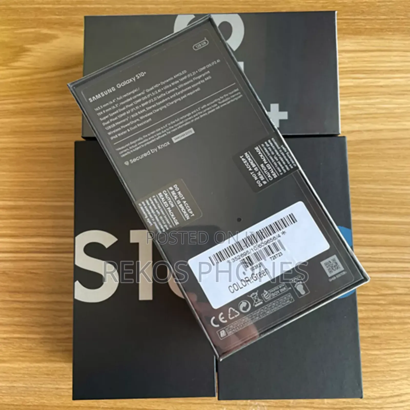 New Samsung Galaxy S10 Plus 128 GB Blue