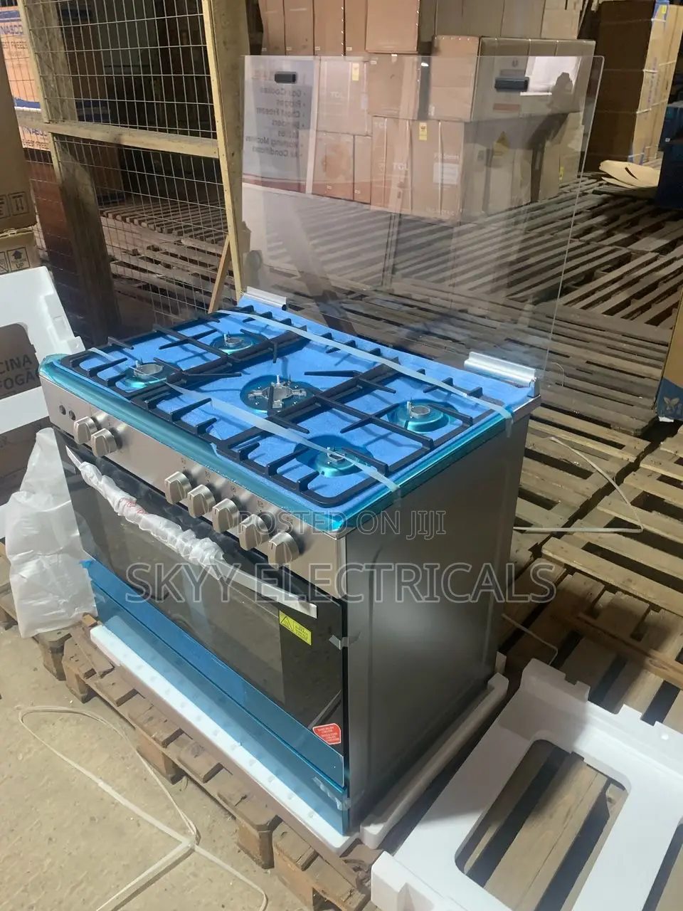 Lg 5burner Gas Cooker With Oven and Grill Auto Ignition
