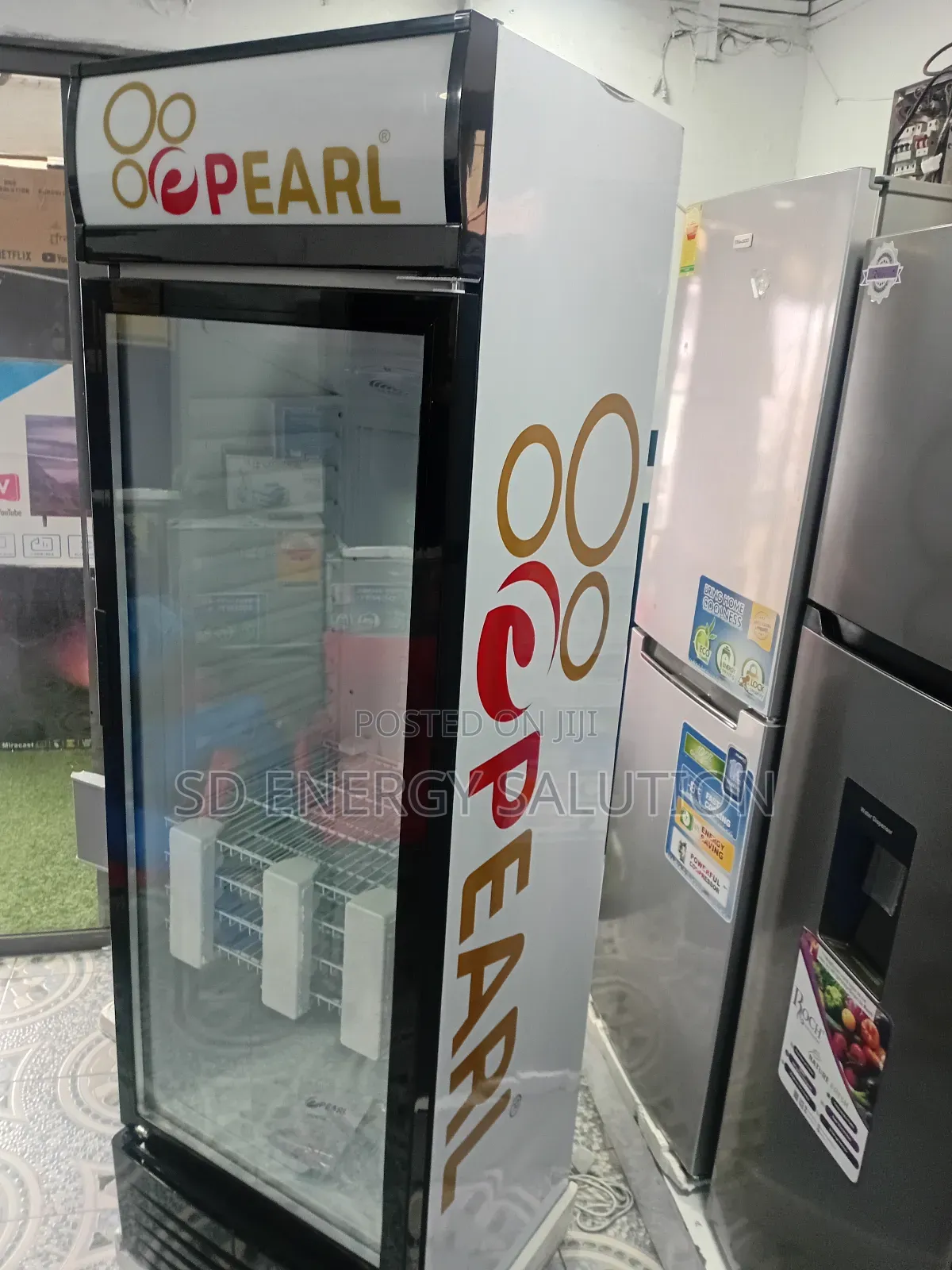 Cheerful Pearl Fridge Freezer Modelpvc-424-2b Pearl