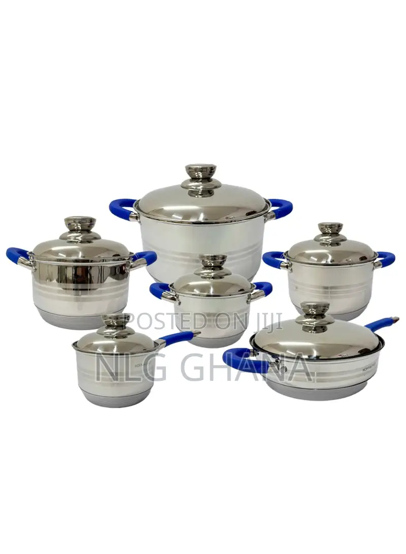 12pcs Stainless Steel Cookware Set With Stainless. Ghx2284
