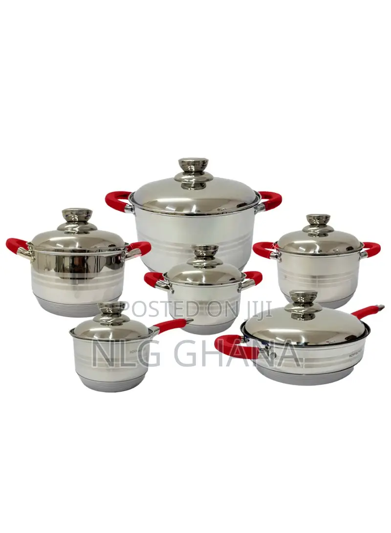 12pcs Stainless Steel Cookware Set With Stainless. Ghx2284