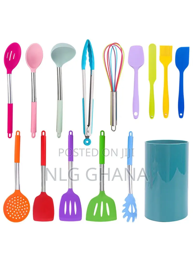 15pcs Stainless Steel+Silicone Cooking Utensils. Tvx22451