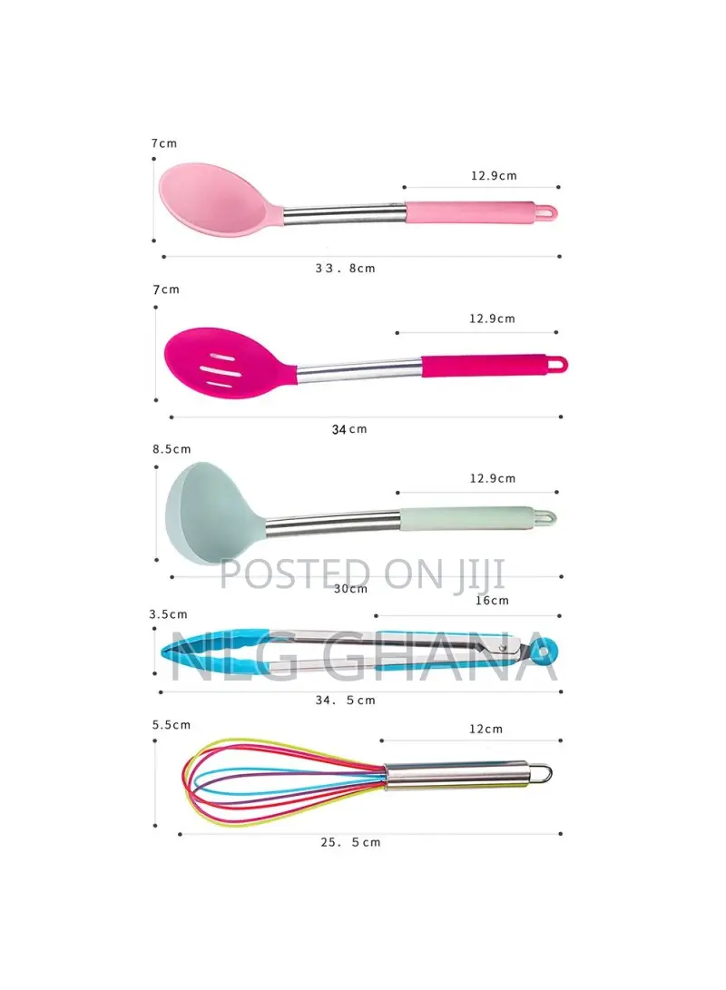 15pcs Stainless Steel+Silicone Cooking Utensils. Tvx22451