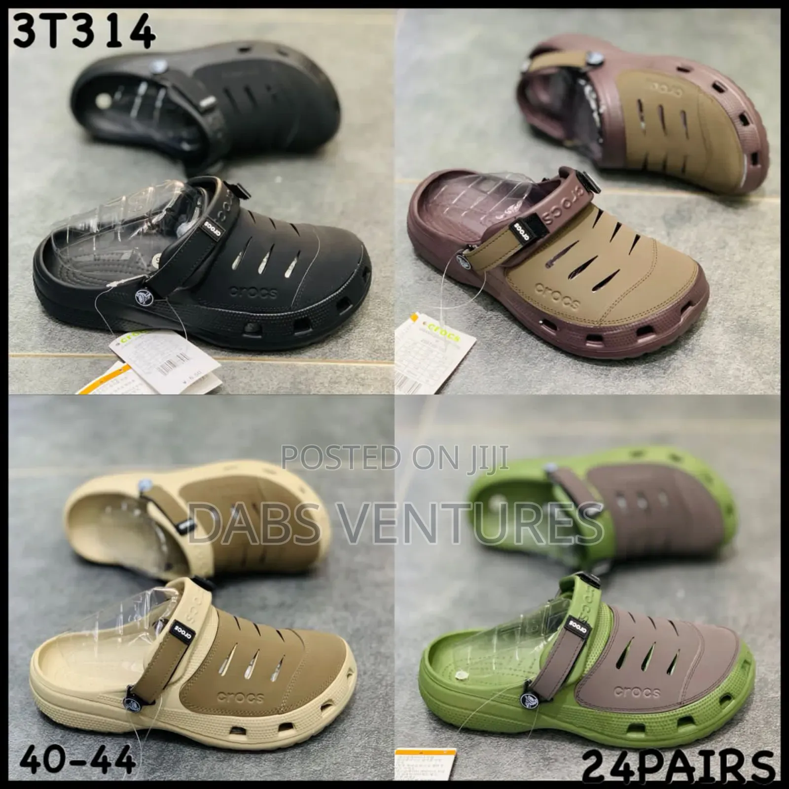 Iconic Gent Clogs Crocs Wear. Big Sizes Too Available