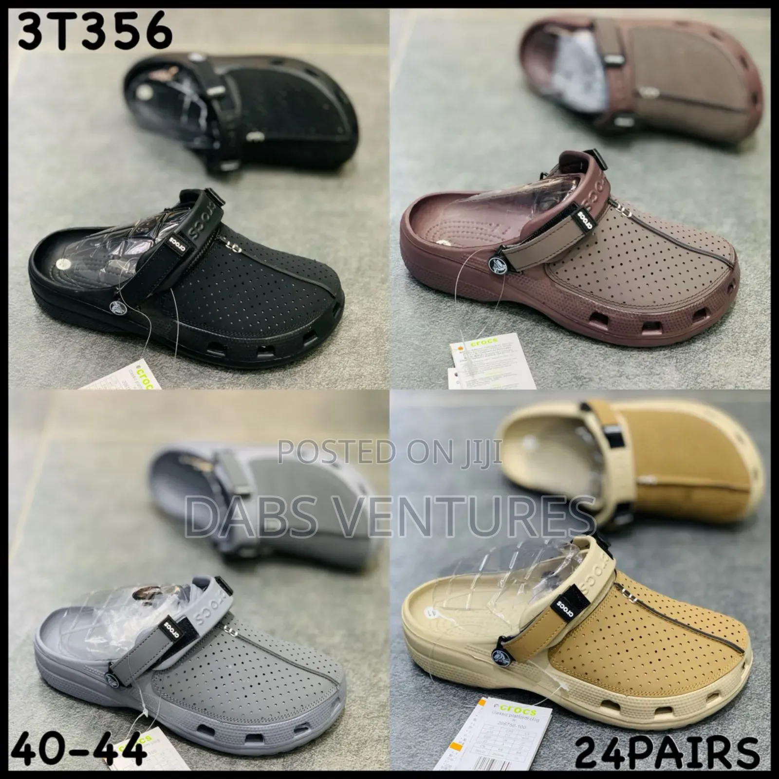 Iconic Gent Clogs Crocs Wear. Big Sizes Too Available