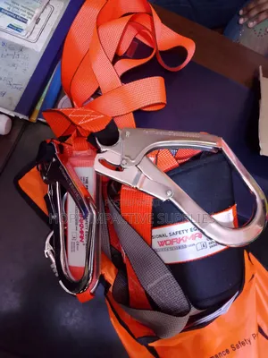Safety Full Body Harness With Double Lanyards(Workman).