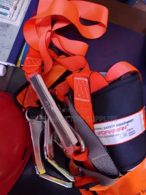 Safety Full Body Harness With Double Lanyards(Workman).