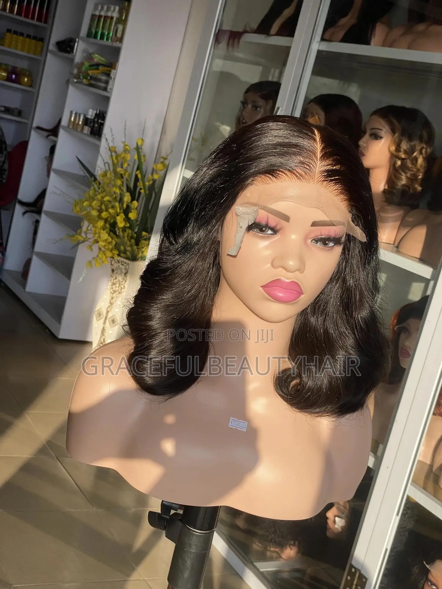 10”Raw Donor Natural B With 5x5 Closure Loose Wavy Bouncy