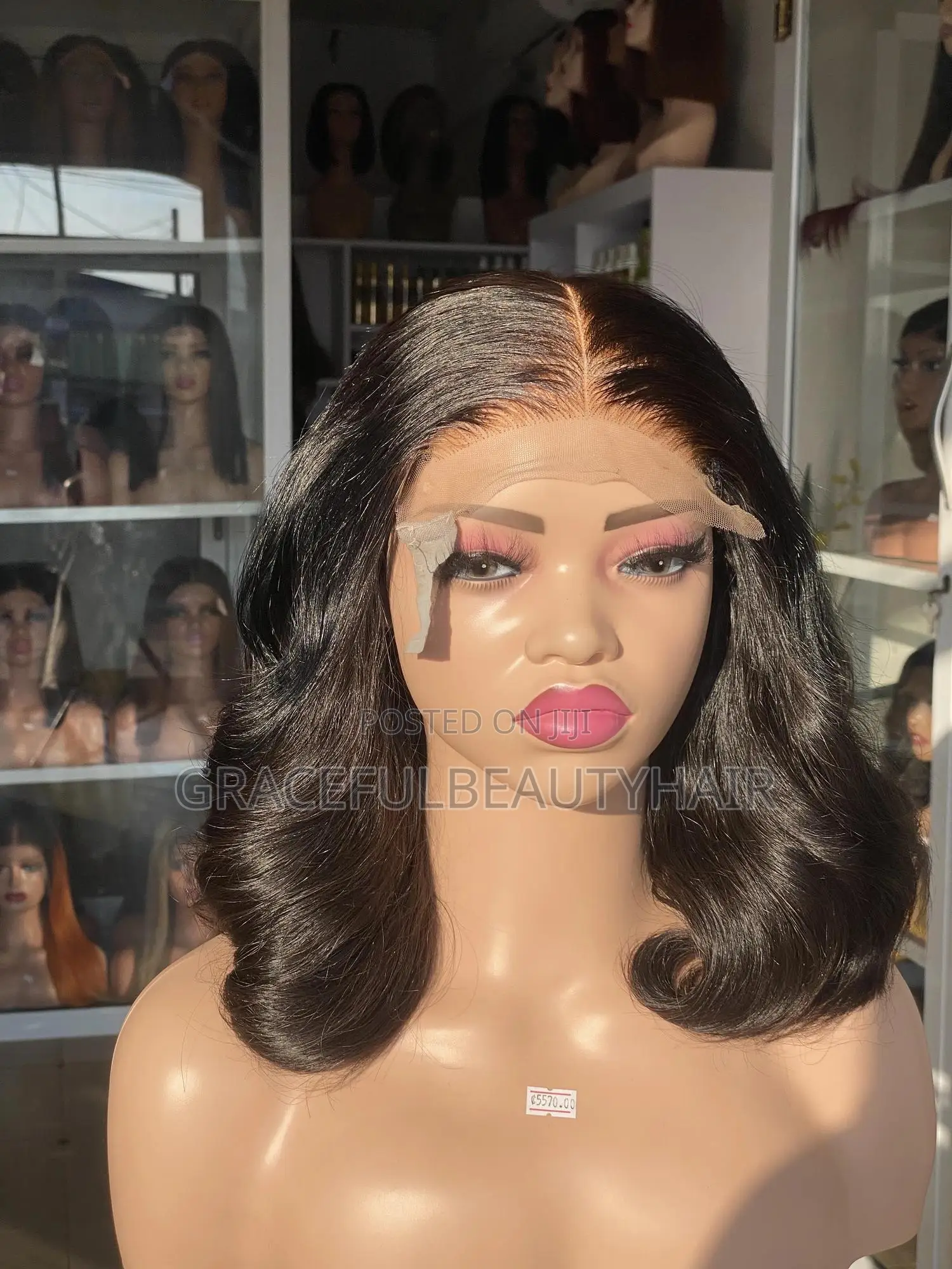 10”Raw Donor Natural B With 5x5 Closure Loose Wavy Bouncy