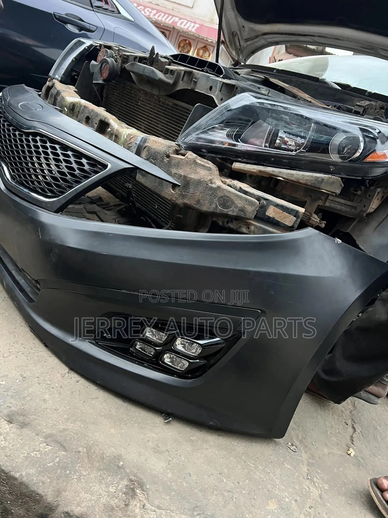 Kia Optima 2014-2015 Complete Bumper With Led Foglight