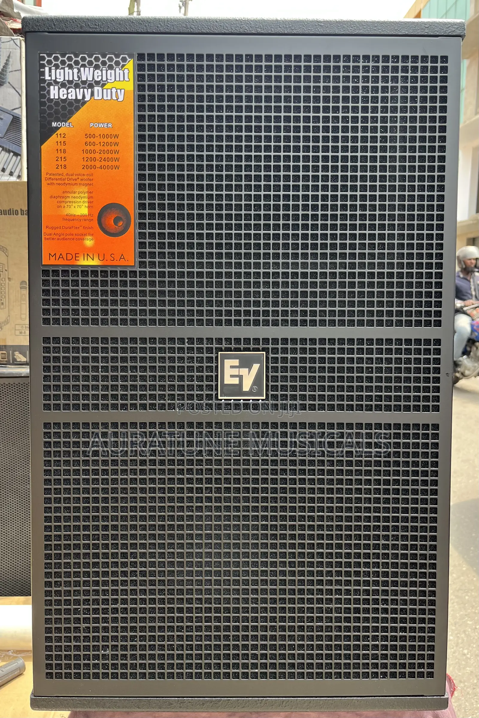 Ev Short Range Speaker