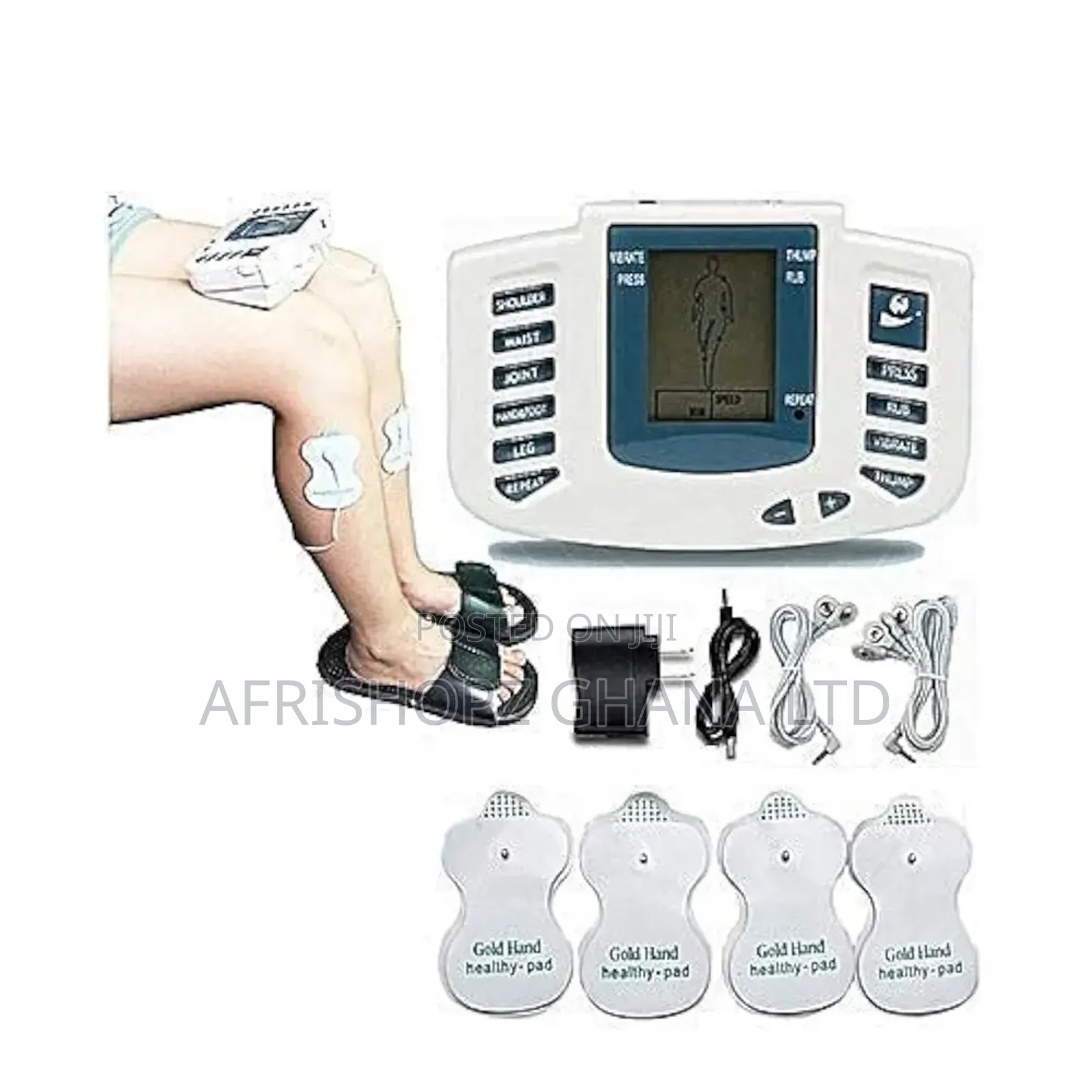 Electronic Pulse Massager Green