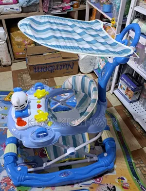 Fashion Baby Walker With Music, Foot Mat, and Umbrella