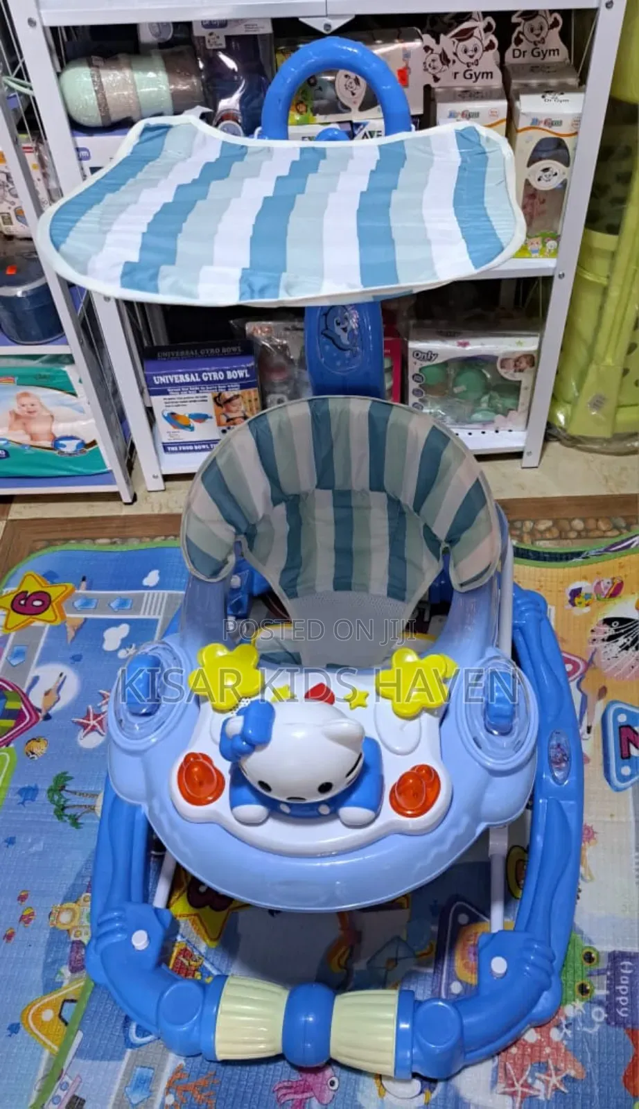 Fashion Baby Walker With Music, Foot Mat, and Umbrella