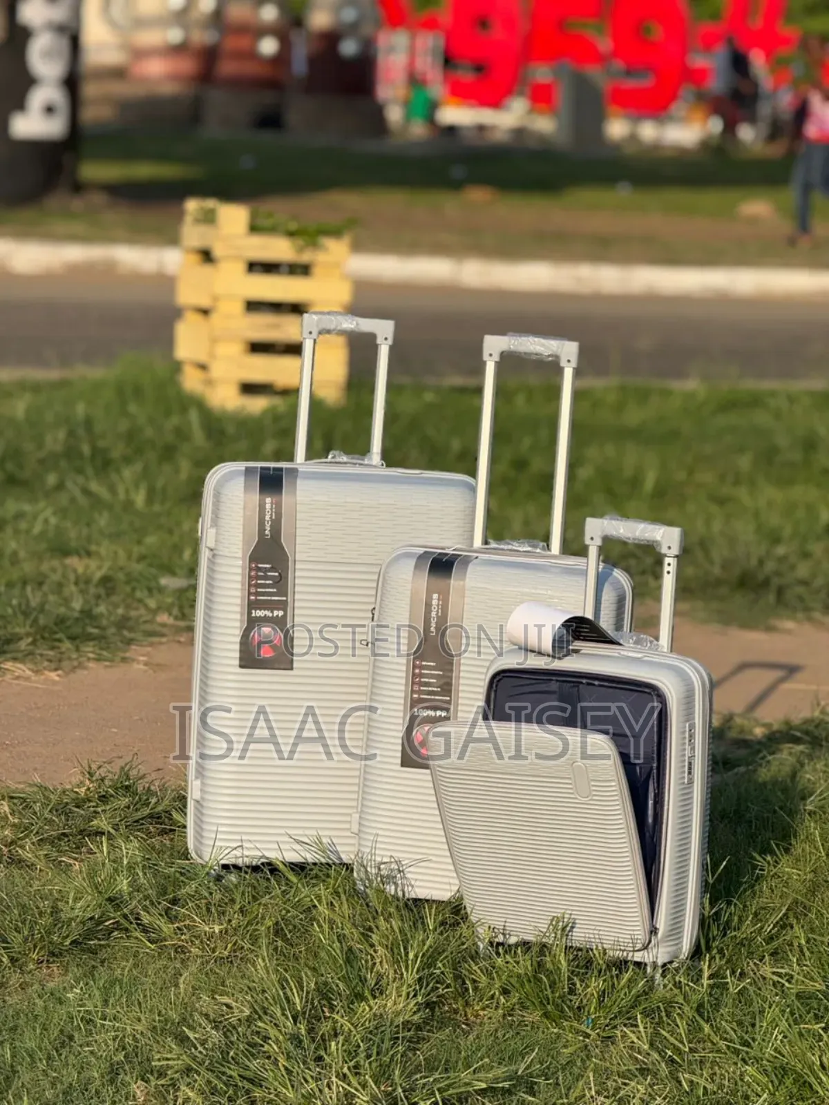 3 In 1 Laptop Compartment Durable Anticrake Luggages