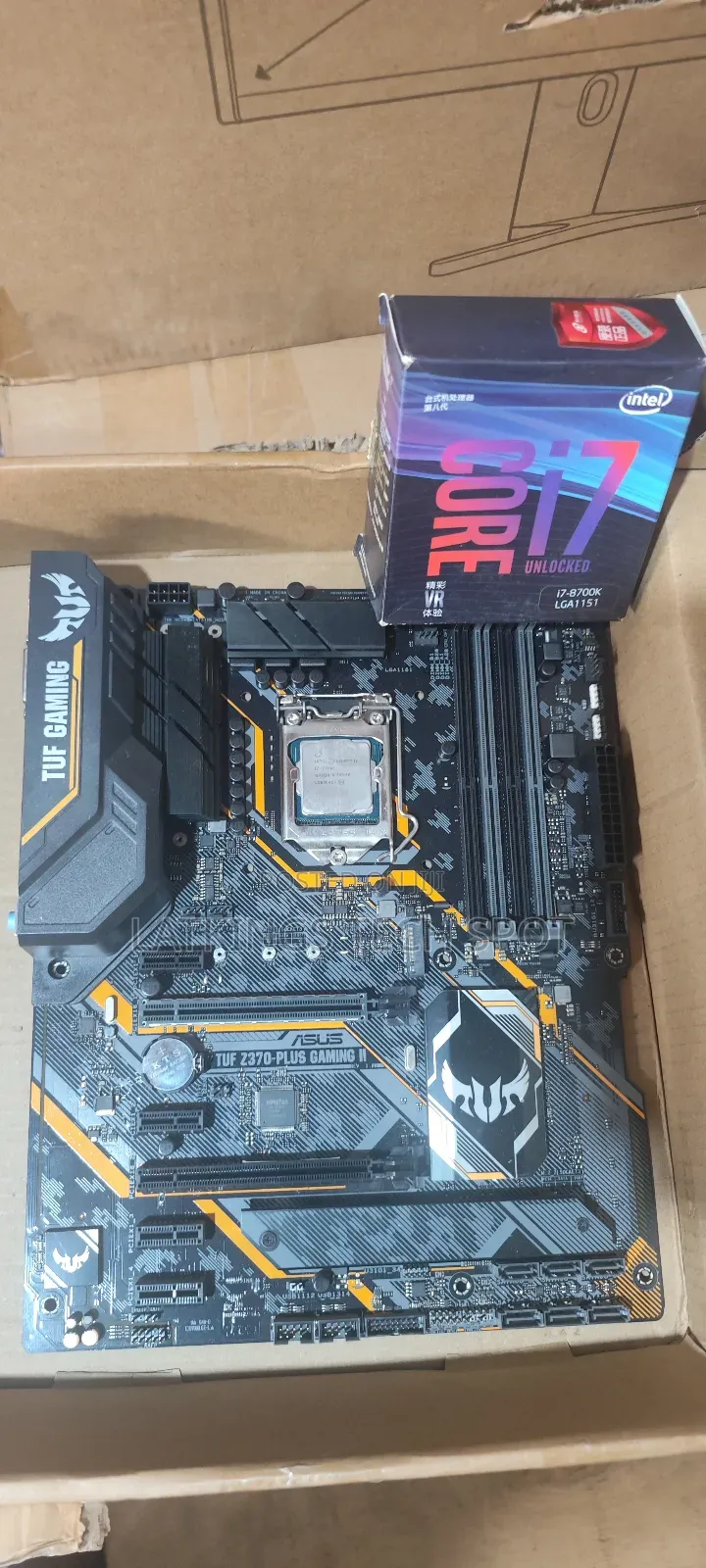 Asus Tuf Z370 Gaming Plus With I7 Cpu