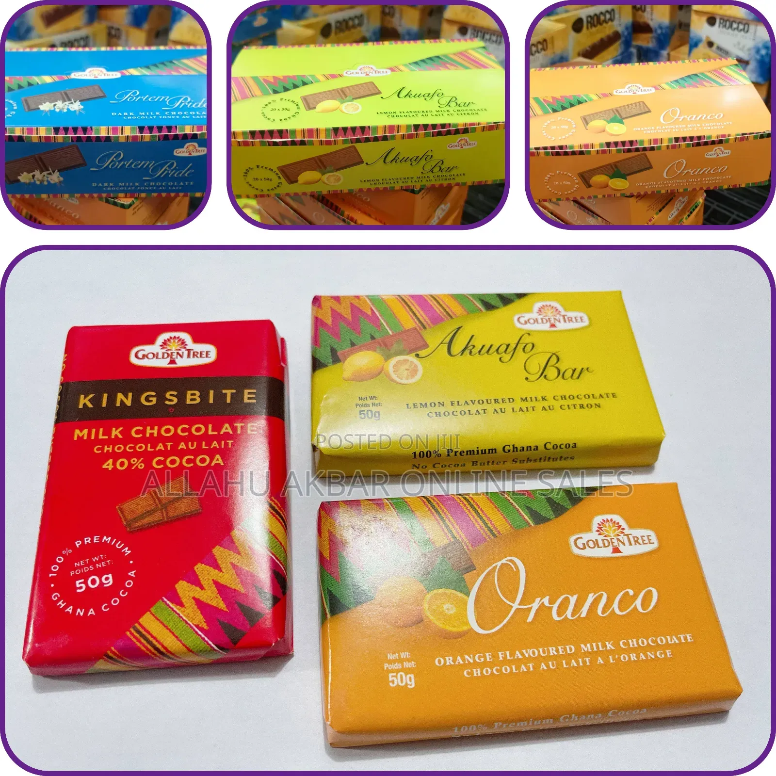 Golden Tree Chocolates 50g