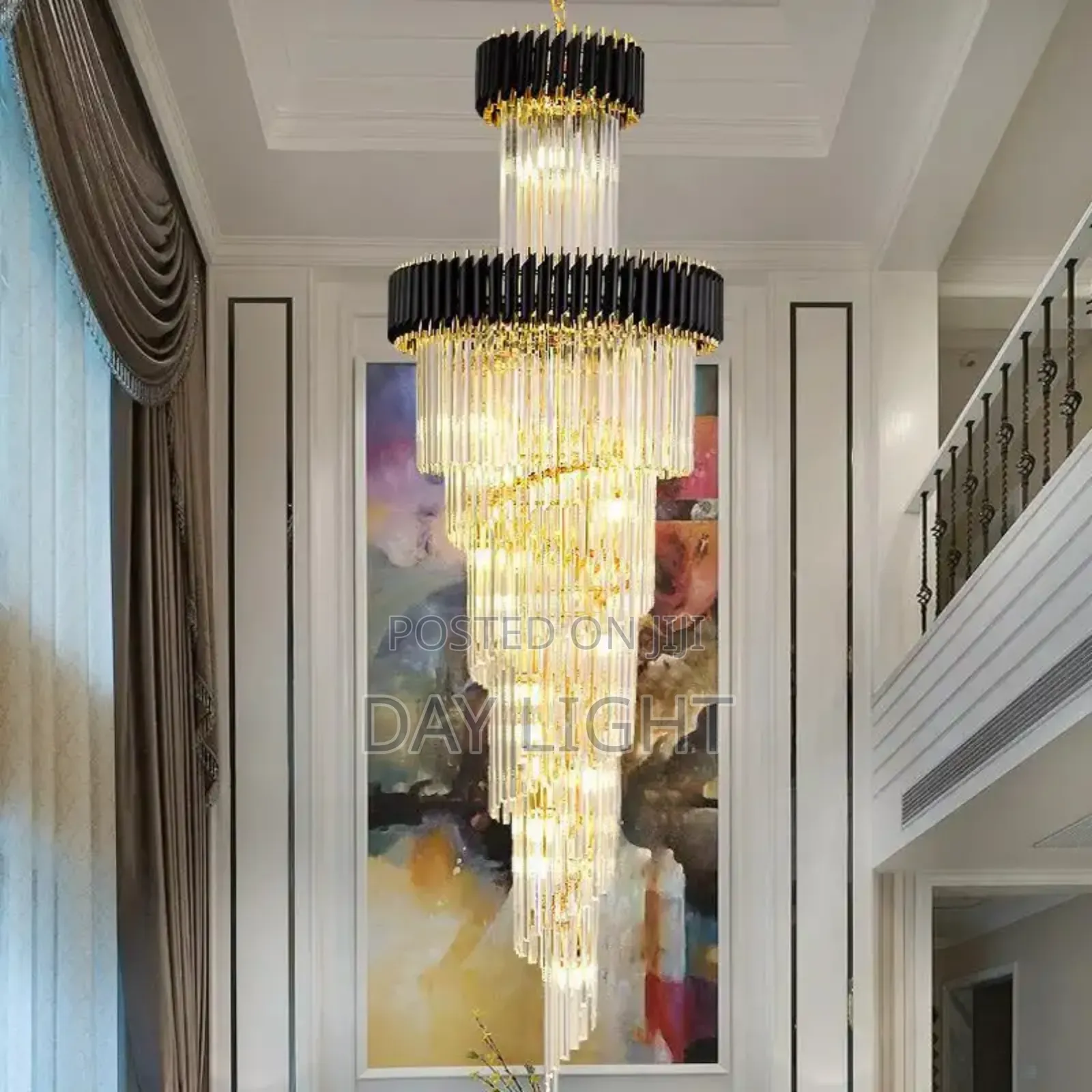 8 Ft Long Chandelier Light.