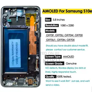 Samsung S10e Screen . 5g Original
