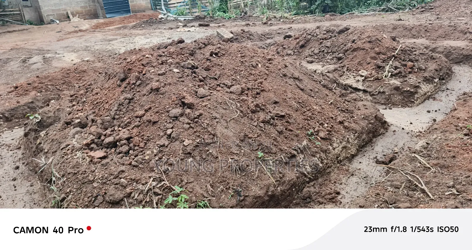 Half Plot of Land for Sale Amasaman Danchira, 35,000
