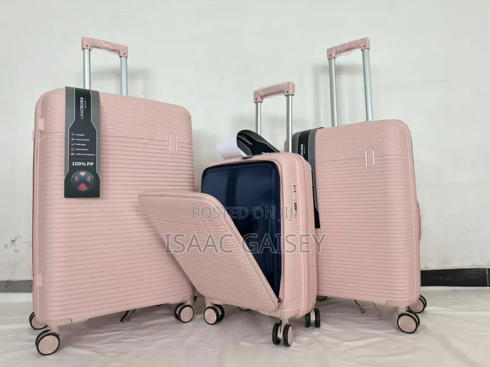 3set Classic Anticrake Luggages With Laptop Compartment