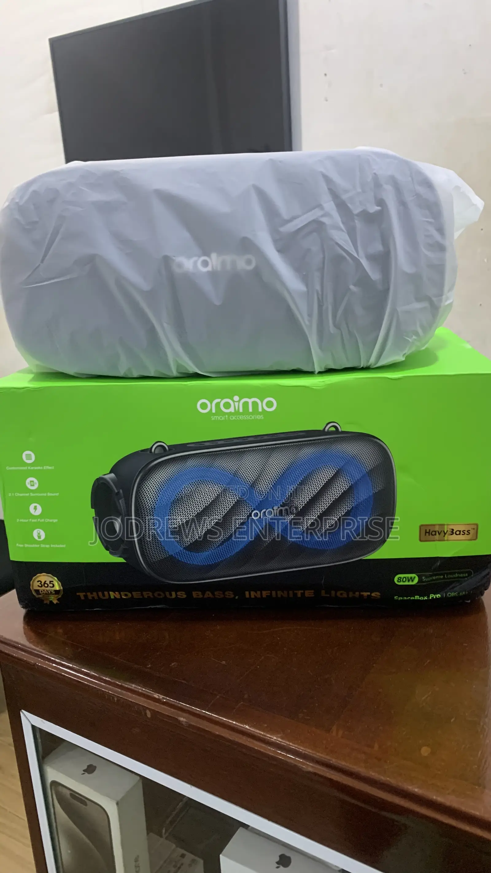 Oraimo Spacebox Pro 80w Karaoke-Support Wireless Speaker