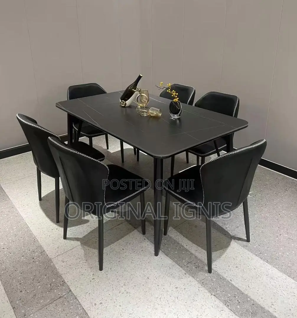 Marble Dinning Table With 6 Chairs