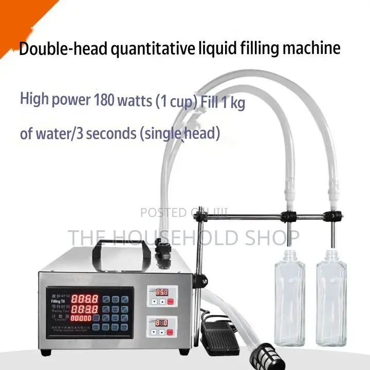 Double Nozzle Liquid Filling Machine