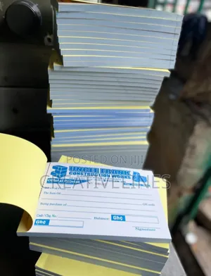 One Color,Duplicated Receipt Books