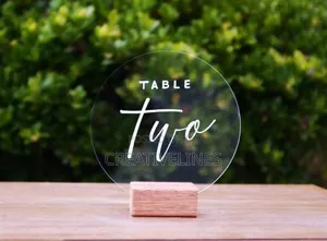 Cystal Table Top Numbers