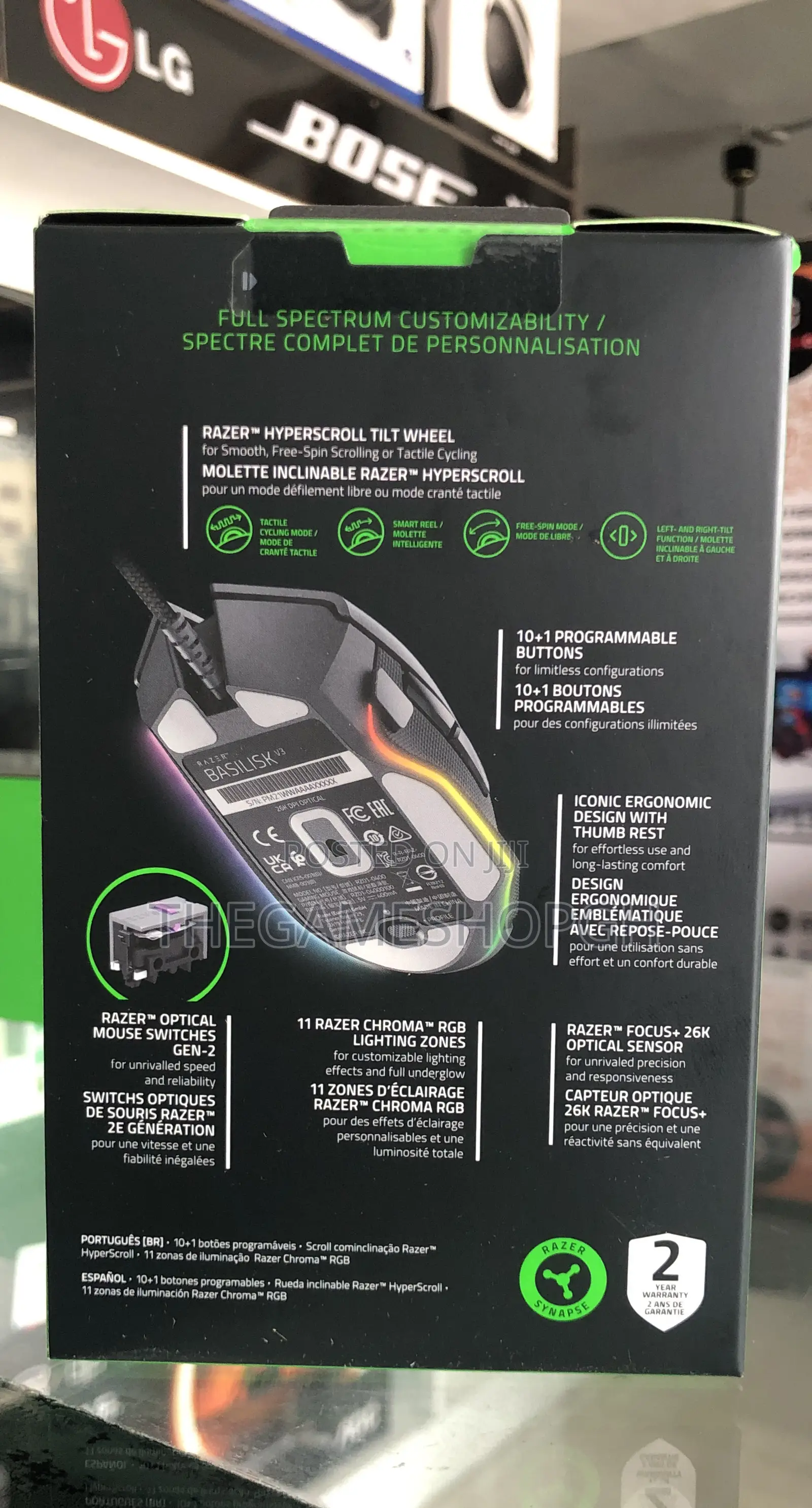 Razer Basilisk V3 Gaming Mouse
