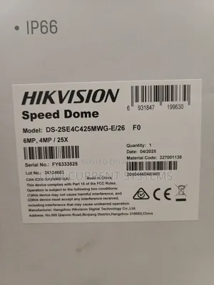 Hikvision Ds-2se4c425mwg-E/26f0) Tandemvu 6+4mp 25x Colorvu