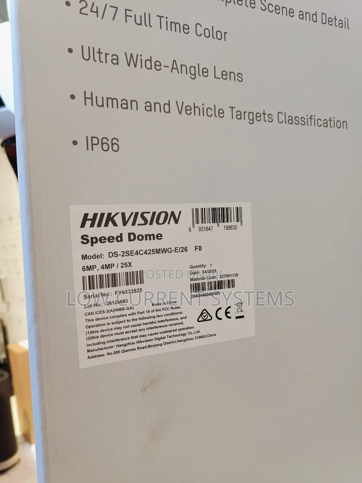 Hikvision Tandemvu 6+4mp 25x Colorvu Ir Acusense Panoramic