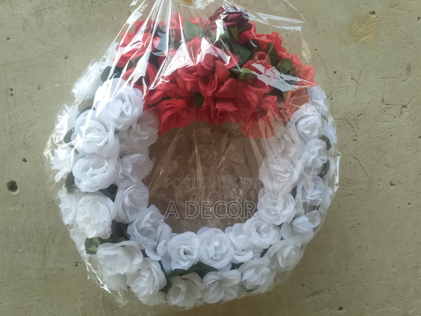 Funeral Wreath and Flower Arrangement
