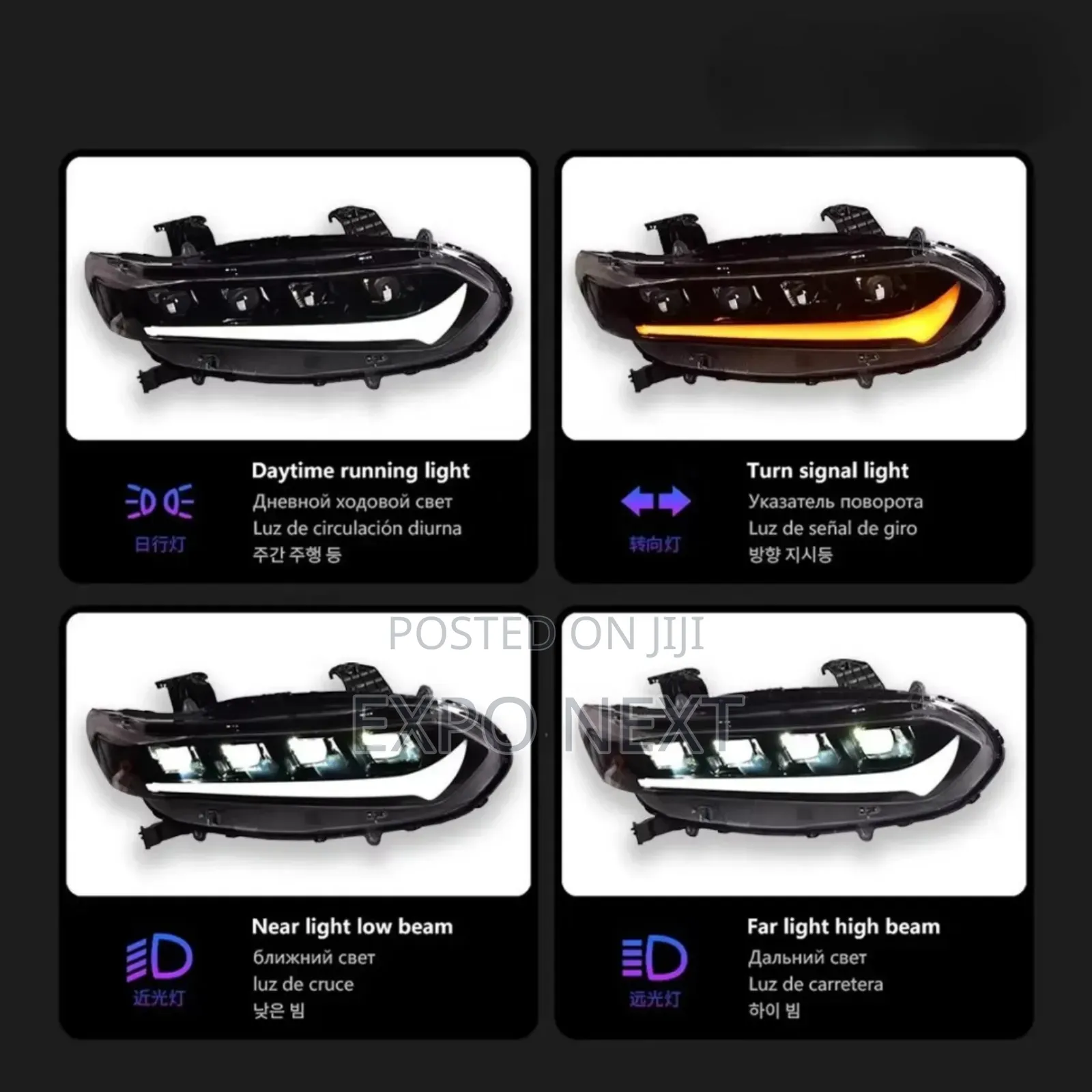 Honda Accord 10th Gen Led Headlight 2018-2022