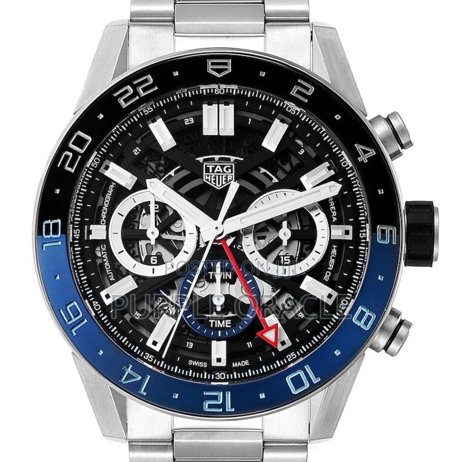 Tag Heuer Carrer Batman Bezel Chronograph Men's Watch