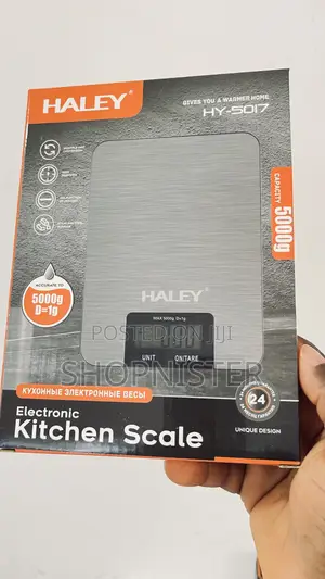 5000g Portable Kitchen Scale Metal Surface