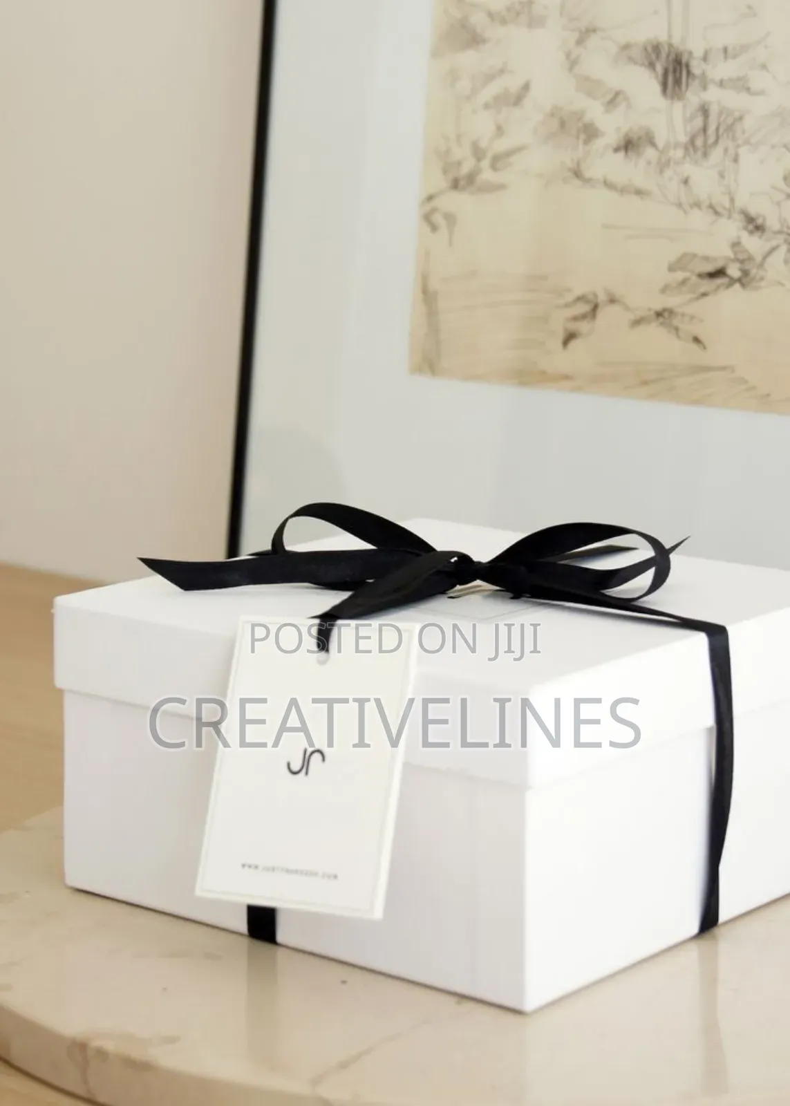 BFF Box With Ribbon and Tag