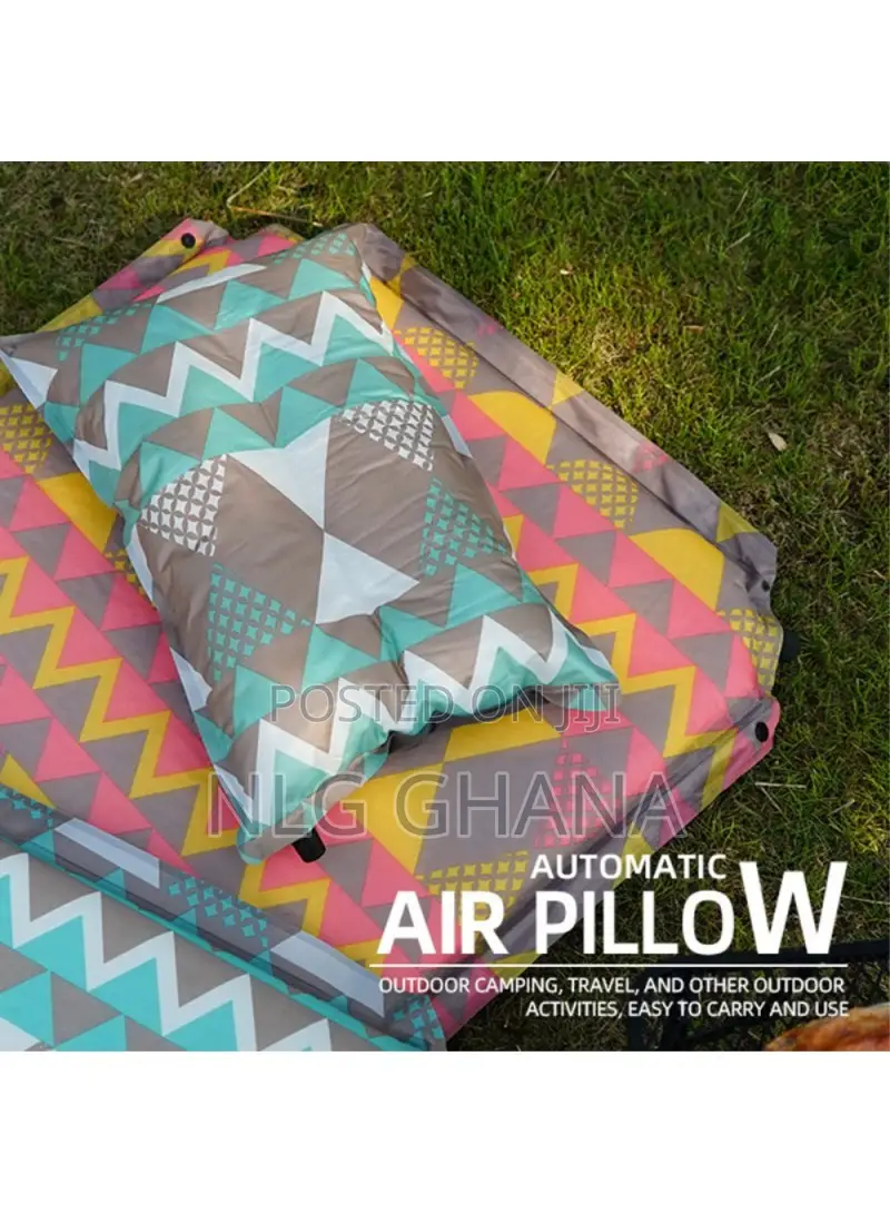 Ethnic Style Automatic Inflatable Pillow Outdoor. Tvx22895