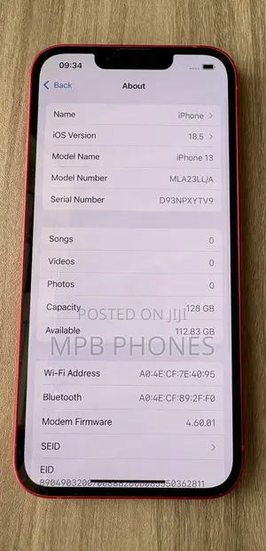 Apple iPhone 13 128 GB Red